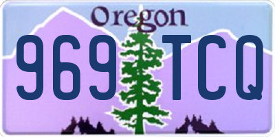 OR license plate 969TCQ