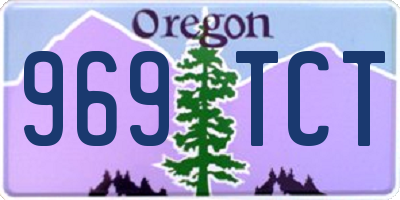 OR license plate 969TCT