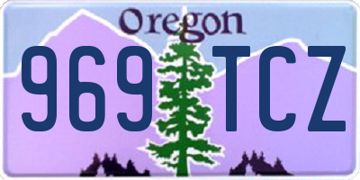 OR license plate 969TCZ