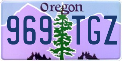 OR license plate 969TGZ