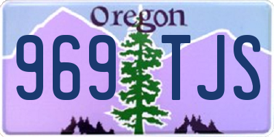 OR license plate 969TJS