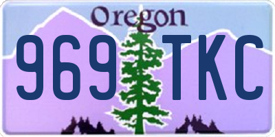 OR license plate 969TKC