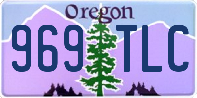 OR license plate 969TLC