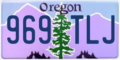OR license plate 969TLJ