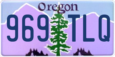 OR license plate 969TLQ