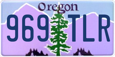 OR license plate 969TLR