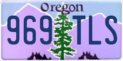 OR license plate 969TLS