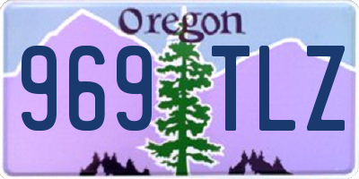 OR license plate 969TLZ