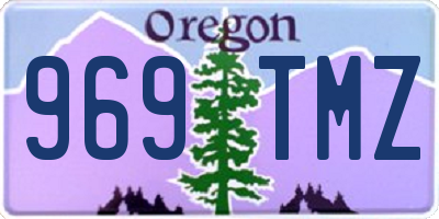 OR license plate 969TMZ