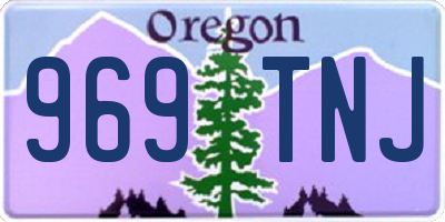 OR license plate 969TNJ