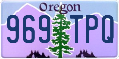 OR license plate 969TPQ