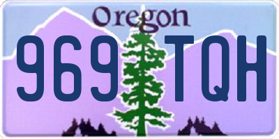 OR license plate 969TQH
