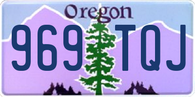 OR license plate 969TQJ