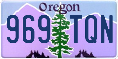 OR license plate 969TQN