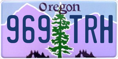 OR license plate 969TRH