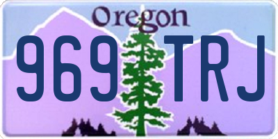 OR license plate 969TRJ