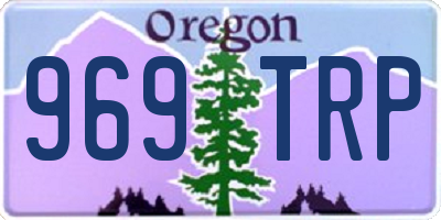 OR license plate 969TRP