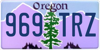 OR license plate 969TRZ