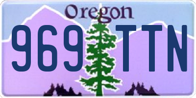 OR license plate 969TTN