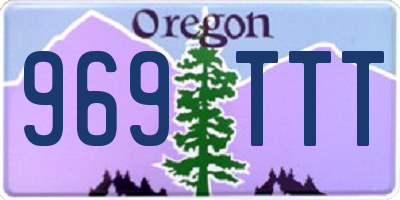 OR license plate 969TTT