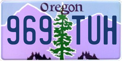 OR license plate 969TUH