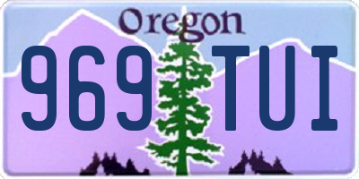 OR license plate 969TUI