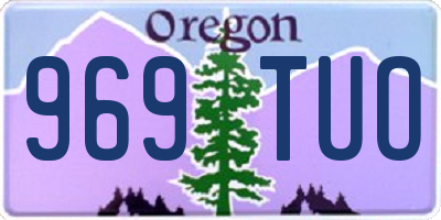 OR license plate 969TUO