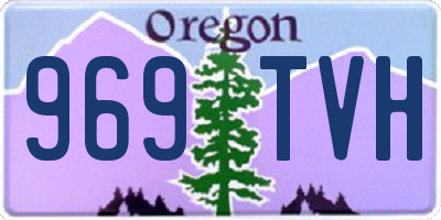 OR license plate 969TVH