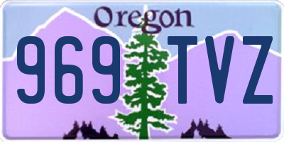 OR license plate 969TVZ