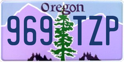 OR license plate 969TZP