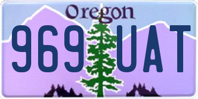 OR license plate 969UAT