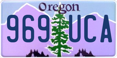 OR license plate 969UCA