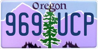 OR license plate 969UCP