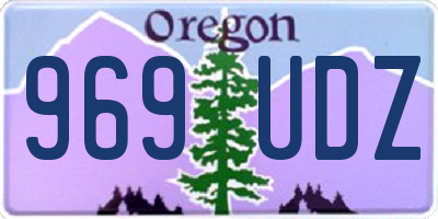 OR license plate 969UDZ