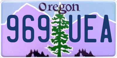 OR license plate 969UEA