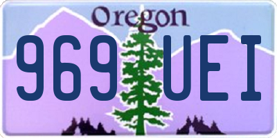 OR license plate 969UEI