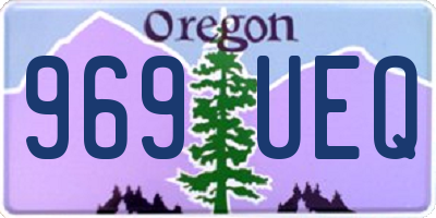 OR license plate 969UEQ