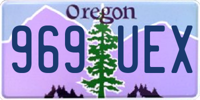 OR license plate 969UEX