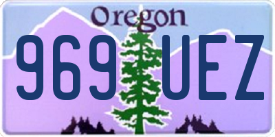 OR license plate 969UEZ