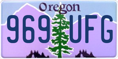 OR license plate 969UFG