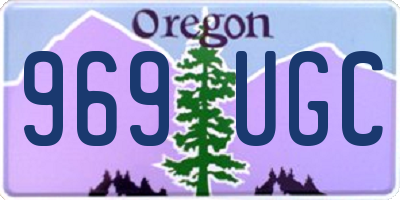 OR license plate 969UGC