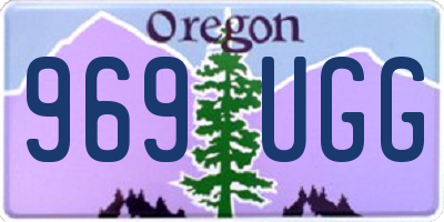 OR license plate 969UGG