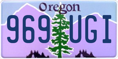 OR license plate 969UGI