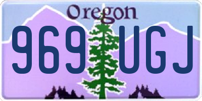 OR license plate 969UGJ