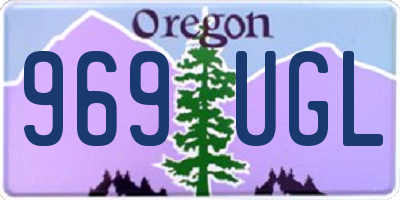 OR license plate 969UGL