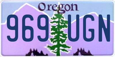OR license plate 969UGN