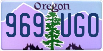 OR license plate 969UGO