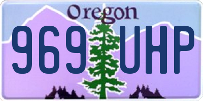 OR license plate 969UHP