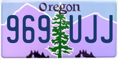 OR license plate 969UJJ