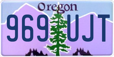 OR license plate 969UJT